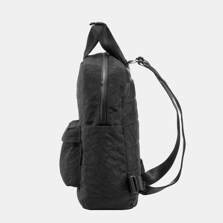 Rucksack Qube schwarz von Airpaq seite