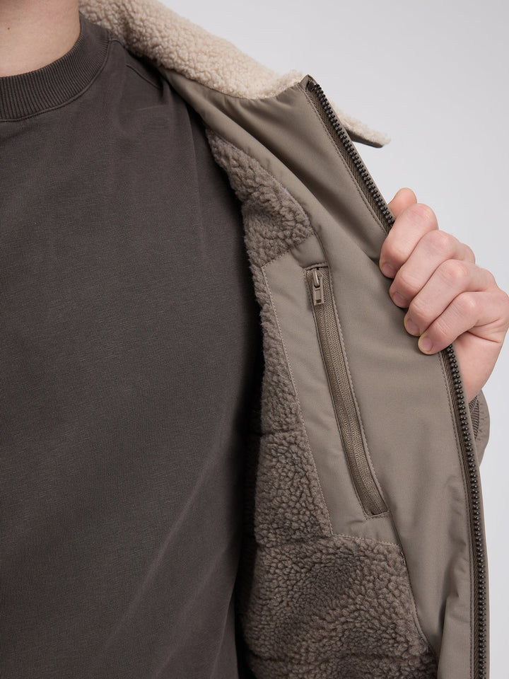 Jacke Aviator Jacket Light Mud von Mazine 5
