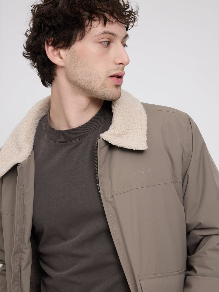 Jacke Aviator Jacket Light Mud von Mazine 7