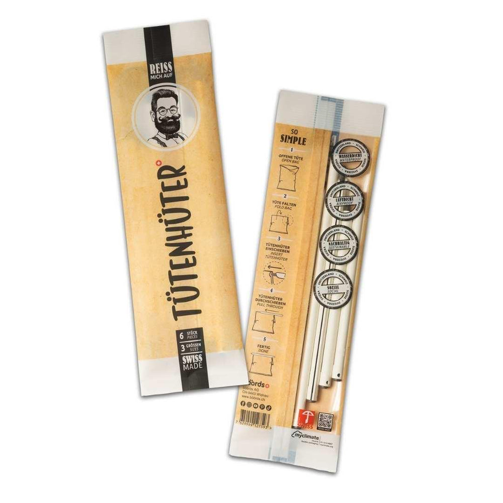 Verschlussclips Tütenhüter Set Weiss von Böörds