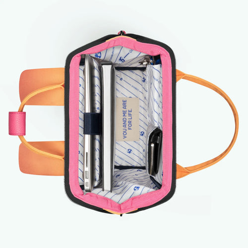 Rucksack Adventurer Small Cabourg Tie & Dye Orange von Cabaia 8