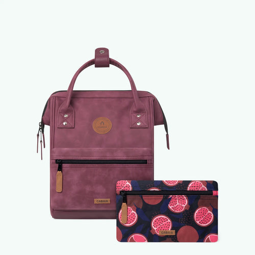 Rucksack Adventurer Small Delhi Burgundy von Cabaia 