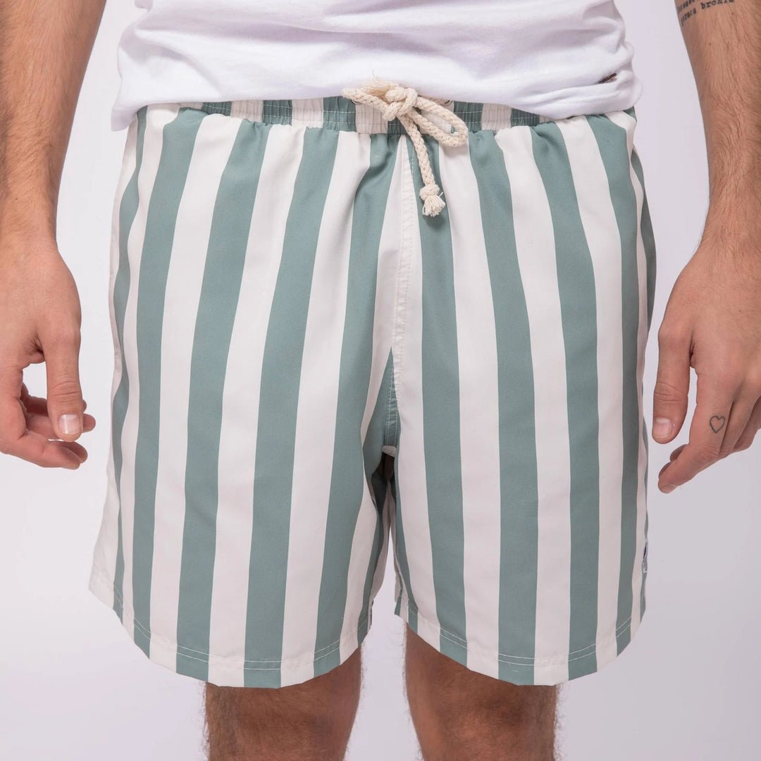 Badehose Mimizan Green-Ecru von Faguo 6