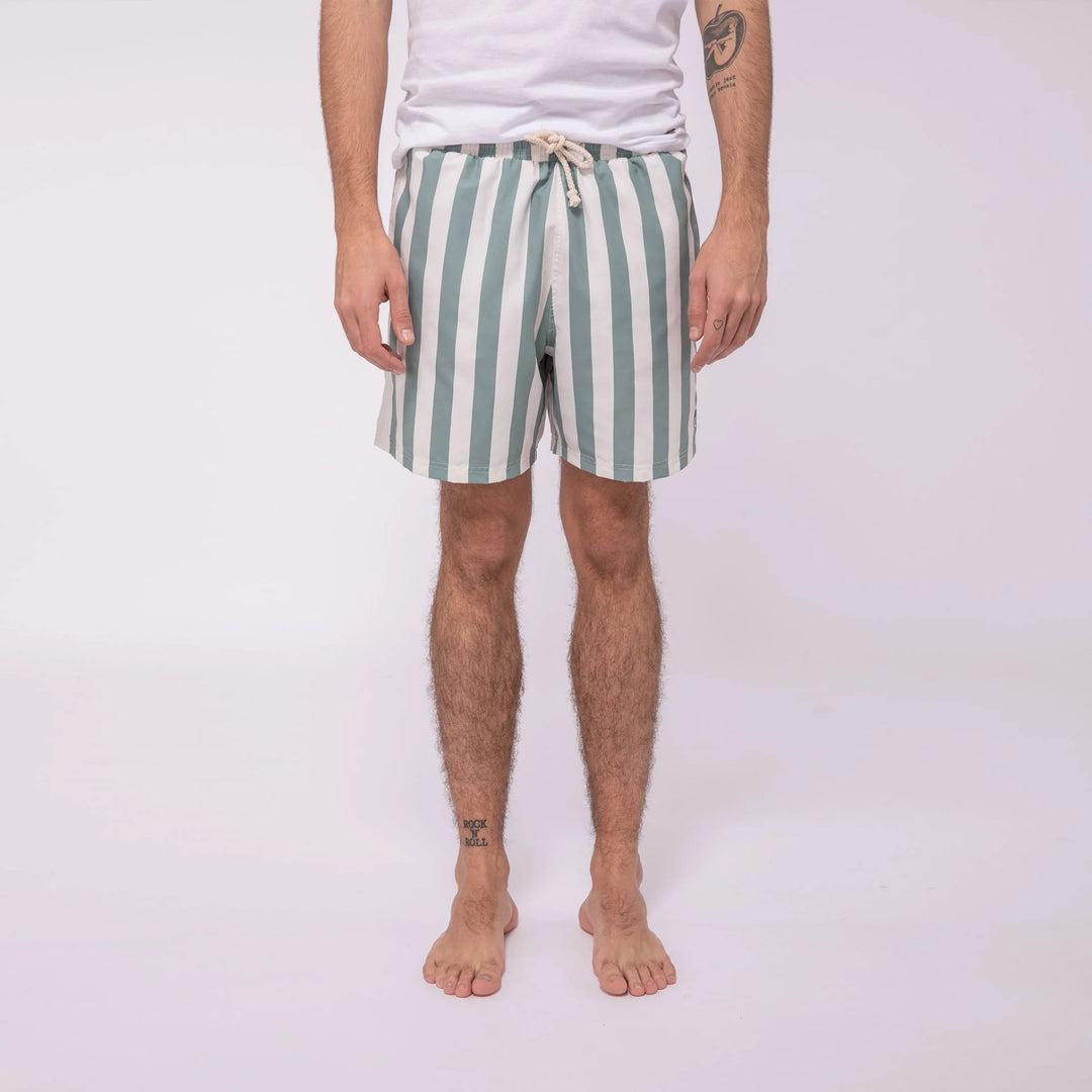 Badehose Mimizan Green-Ecru von Faguo