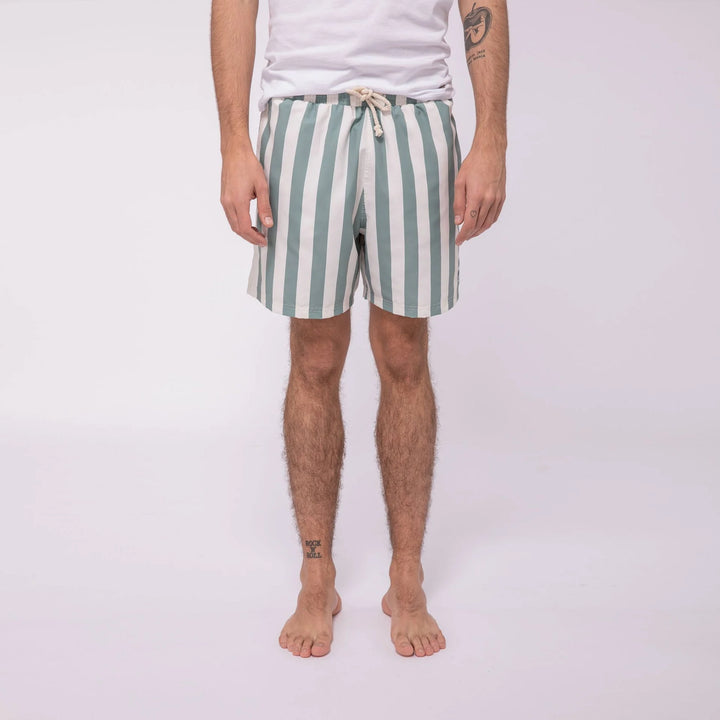Badehose Mimizan Green-Ecru von Faguo