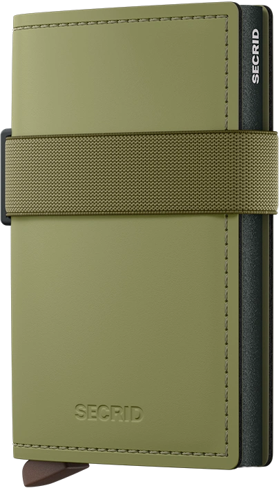 Bandwallet Portemonnaie Matte Leaf Khaki von secrid 1