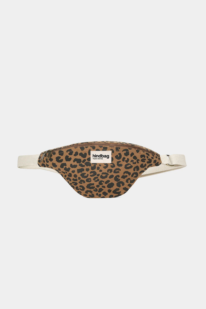 Bauchtasche Leopard Olivia Beige von Hindbag 