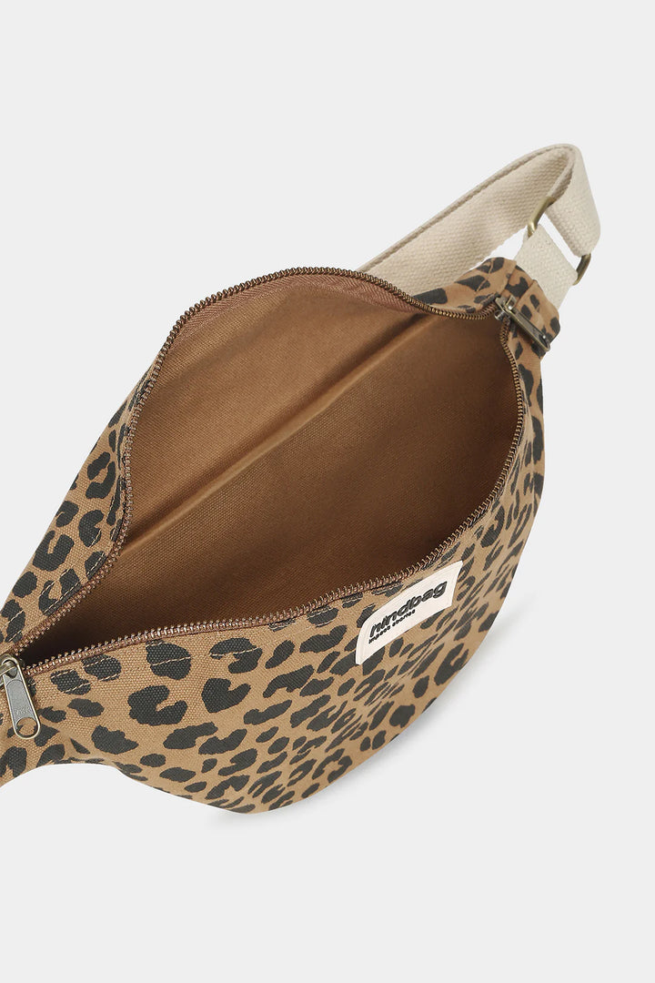 Bauchtasche Leopard Olivia Beige von Hindbag 8