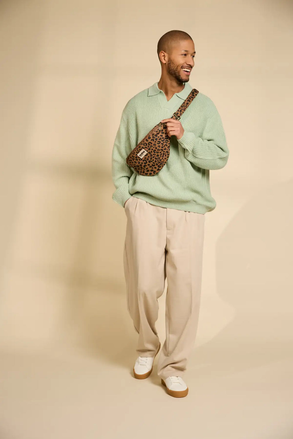 Bauchtasche Leopard Sasha Cannelle von hindbag