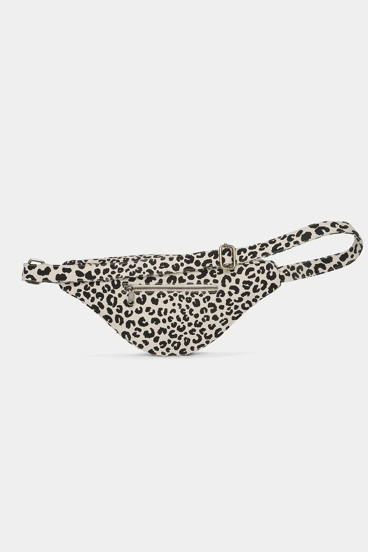 Bauchtasche Leopard Olivia Beige von Hindbag 4