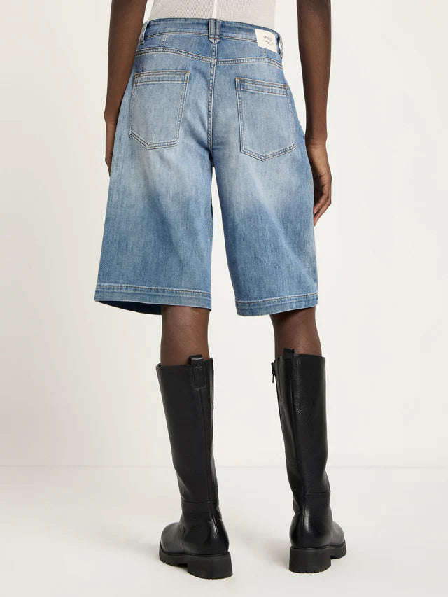 Bermuda Jeans GOTS Stonewash Blue Denim von Lanius 3