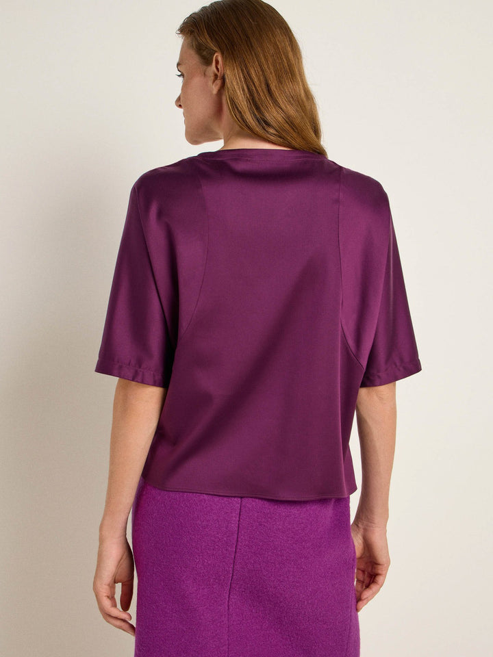 Bluse 3/4 Arm Blackberry von Lanius Model Rückseite