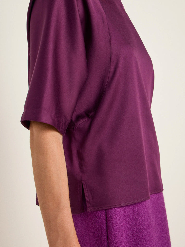 Bluse 3/4 Arm Blackberry von Lanius Model Seite