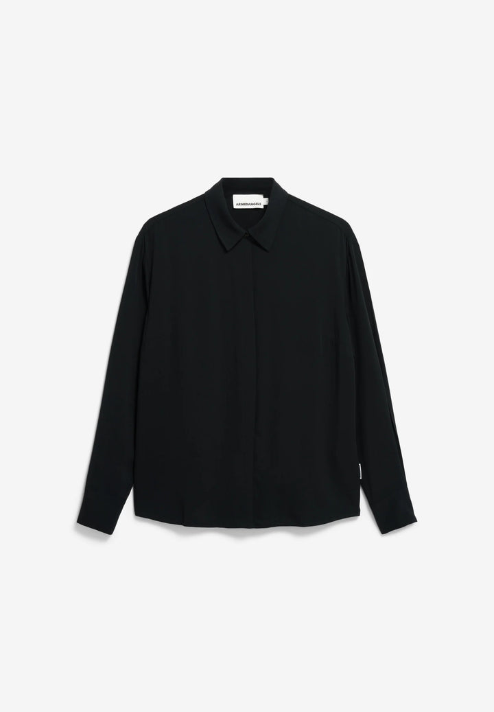 Bluse LARISAANA LONGSLEEVE BLOUSE Black von Armedangels 6