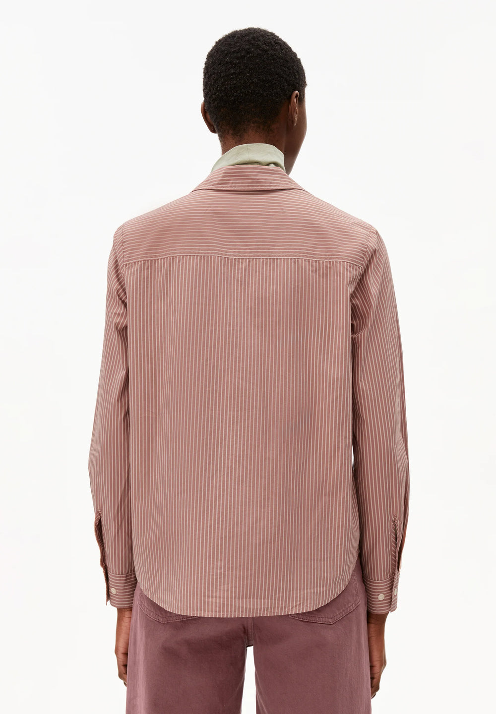 Bluse LOUILAA STRIPED Light Berry-Ice Grape von Armedangels 2
