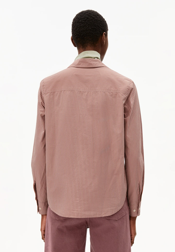 Bluse LOUILAA STRIPED Light Berry-Ice Grape von Armedangels 2