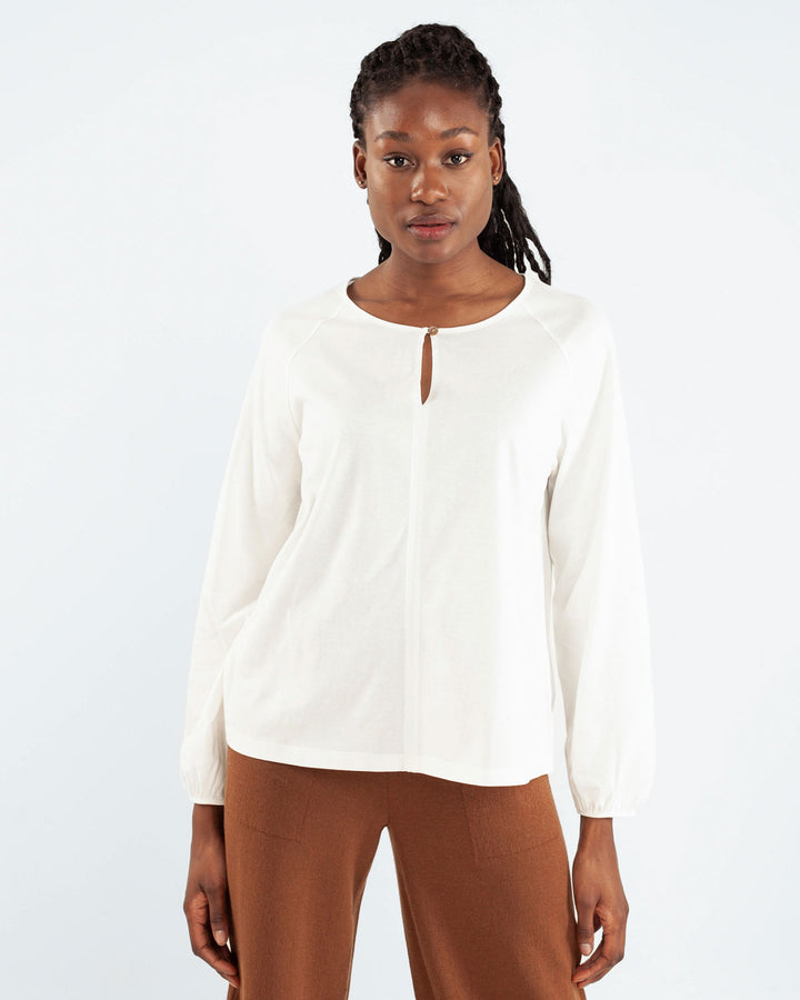 Bluse Raglan White von Alma & Lovis 