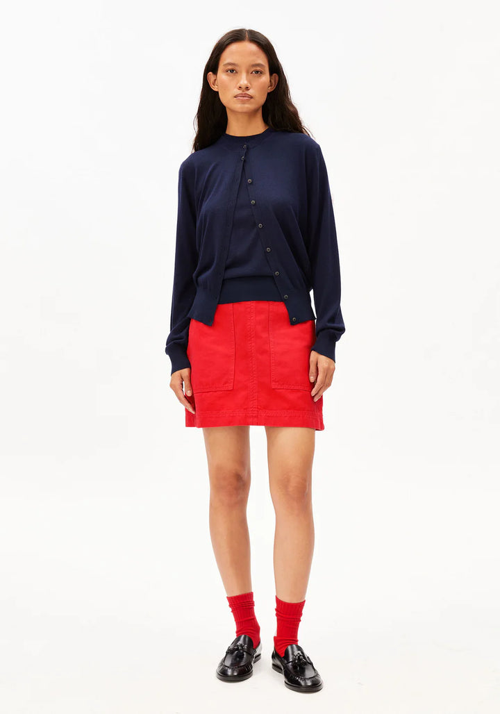 Cardigan FINE KNIT Tinted Navy von Armedangels 4