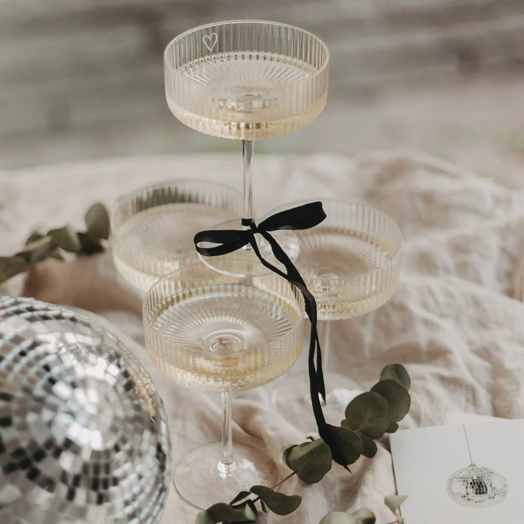 Champagnerglas Herz von Eulenschnitt 2