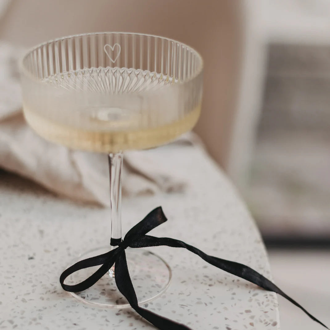 Champagnerglas Herz von Eulenschnitt 7