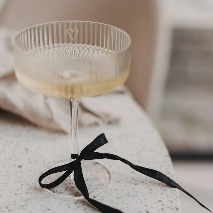 Champagnerglas Herz von Eulenschnitt 7