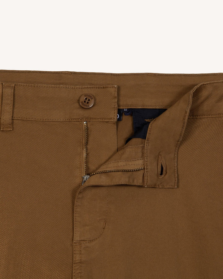 Chinohose Brix Regular Camel von Faguo 4
