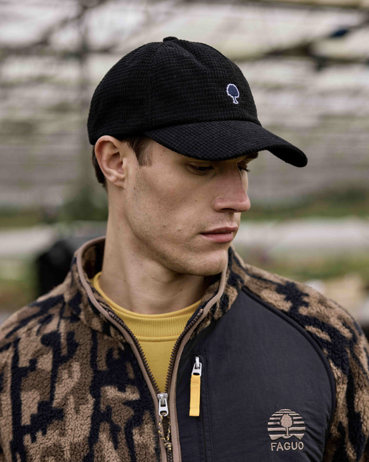 Cord Cap Woven Black von Faguo 