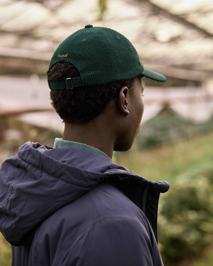 Cord Cap Woven Green von Faguo 3