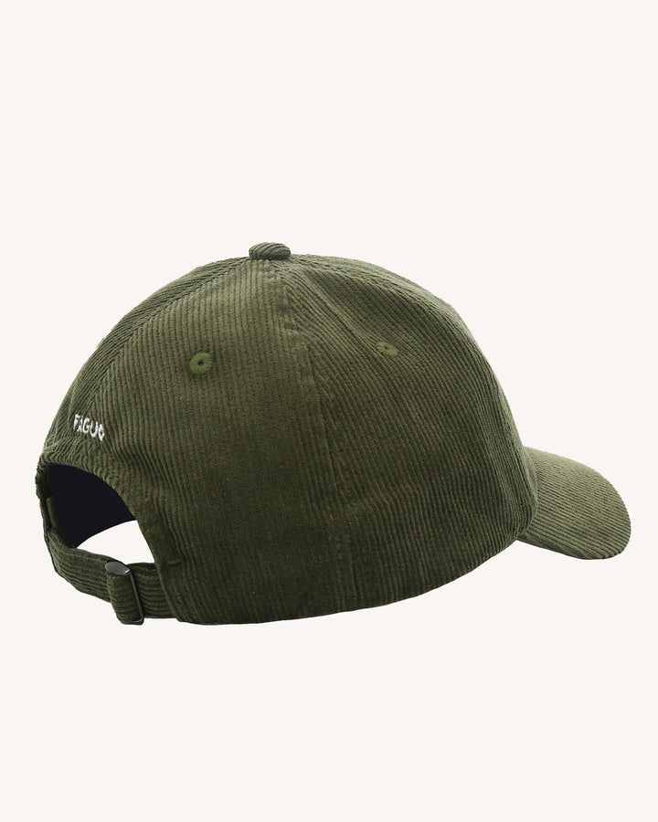 Cord Cap Woven Kaki von Faguo – Ansicht 4