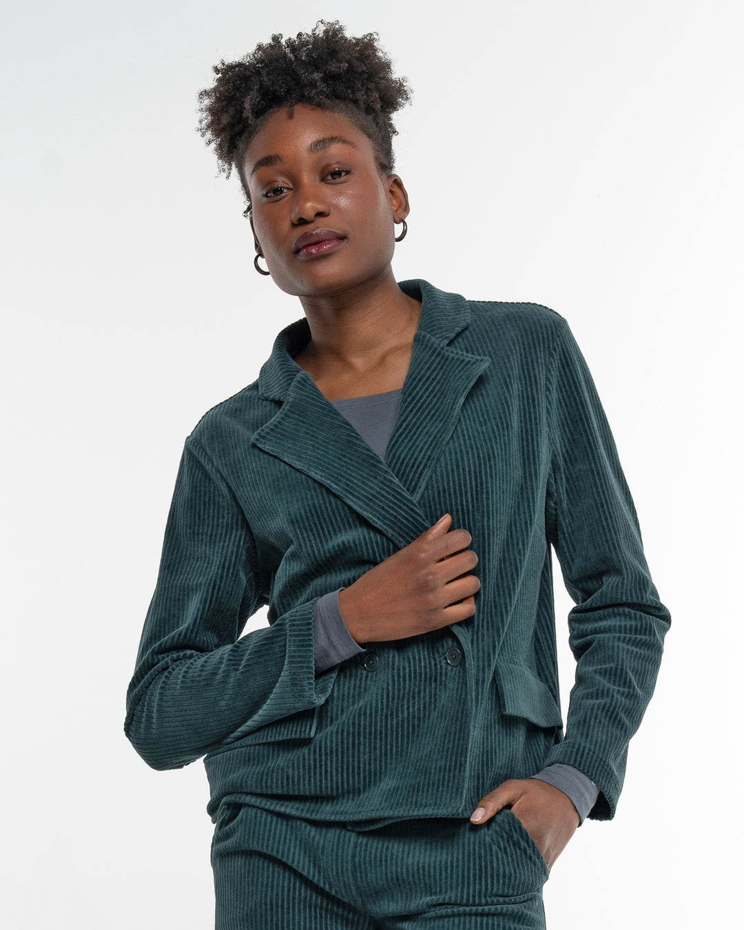 Cord Jacke Dark Green von Alma & Lovis 2