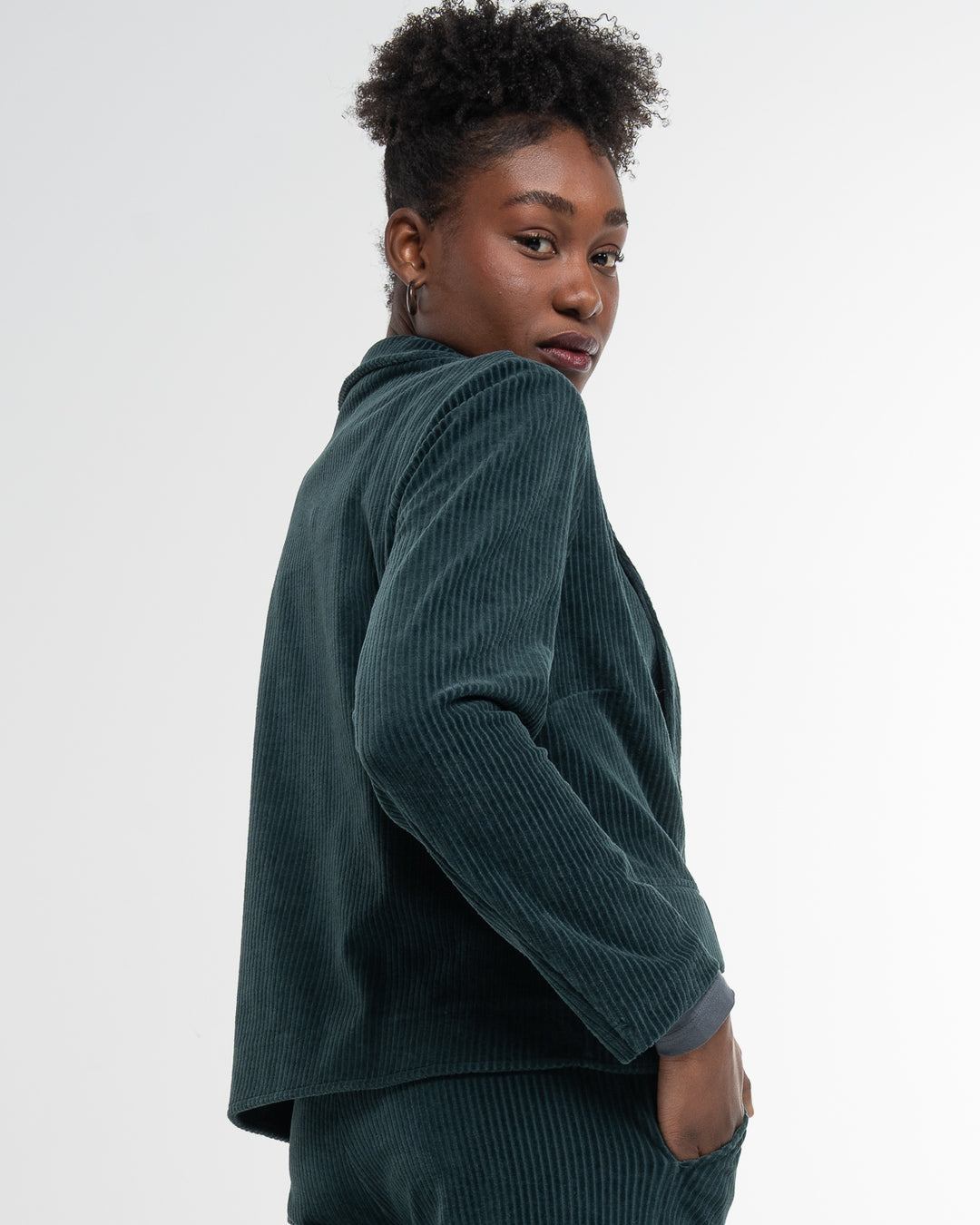 Cord Jacke Dark Green von Alma & Lovis 3
