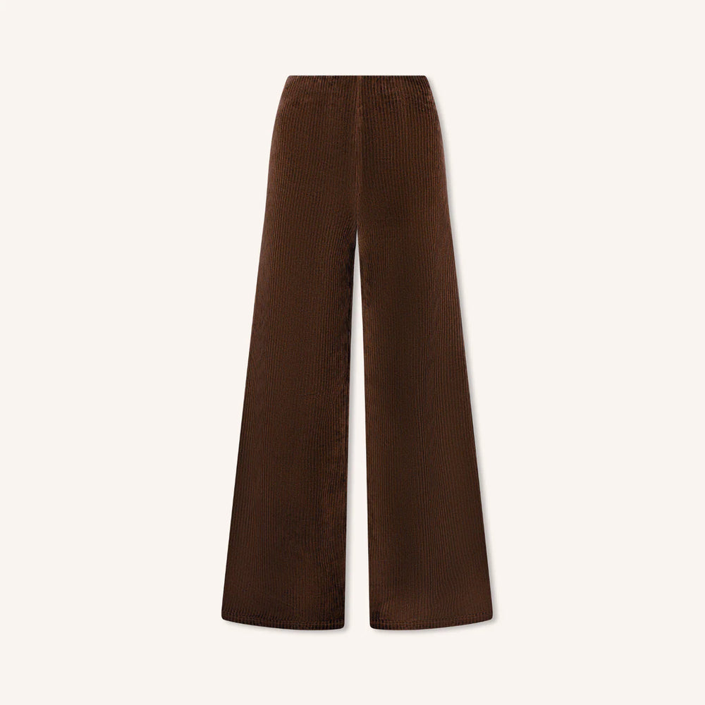 Cord Jersey Hose Lova Braun von Nordlicht 2