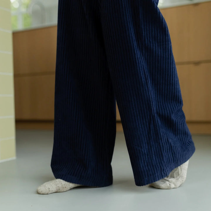 Cord Sweatpants Lana Dunkelblau von Nordlicht 5