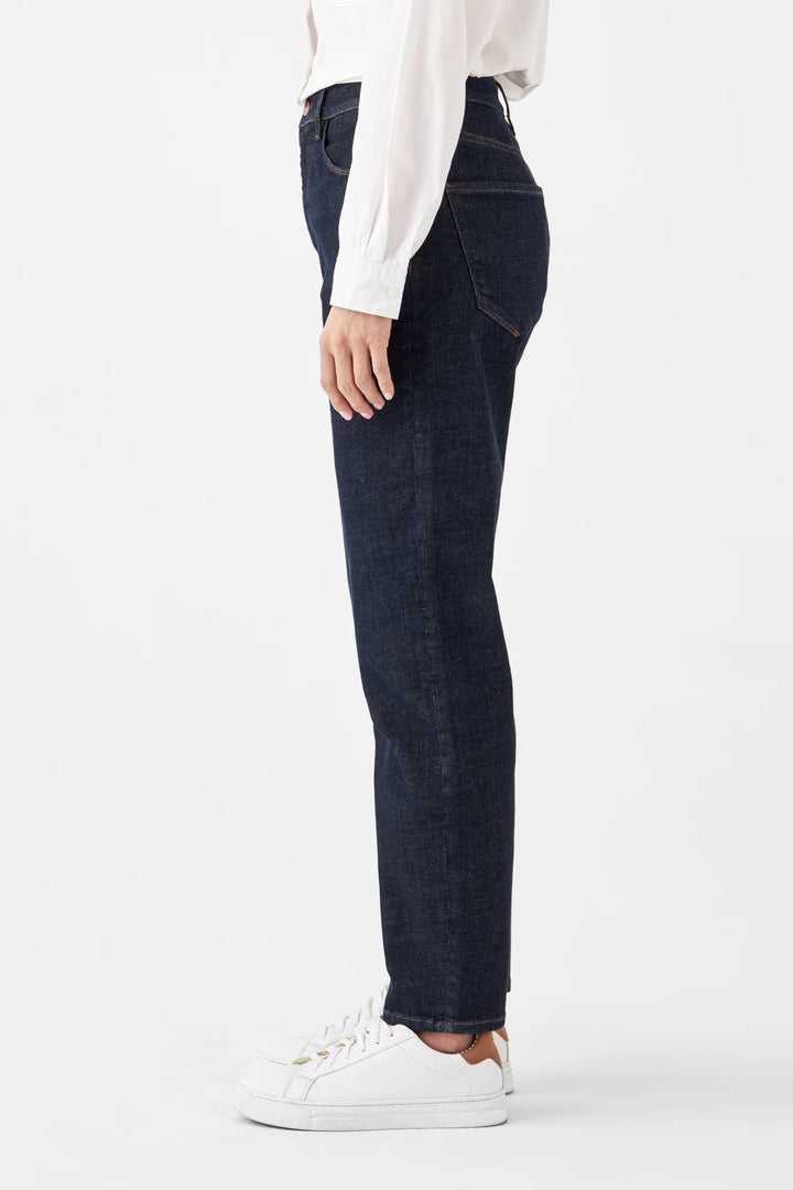 Jeans Stardust O-Shape High Waist Dark Indigo von Dawn - Zweiblatt 2