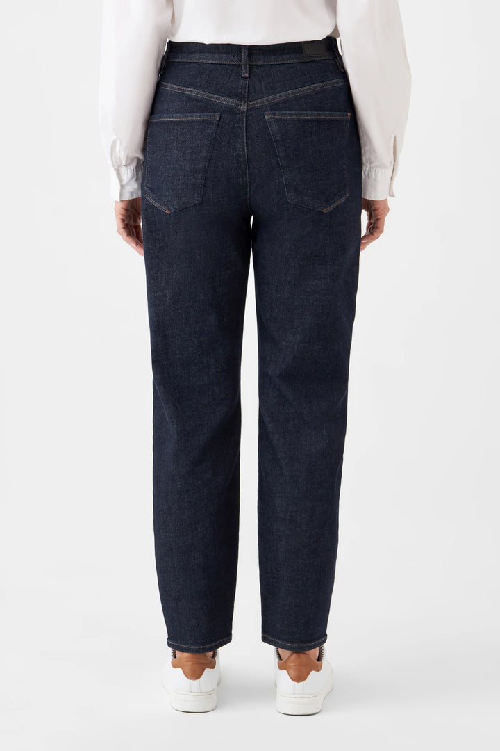 Jeans Stardust O-Shape High Waist Dark Indigo von Dawn - Zweiblatt 3
