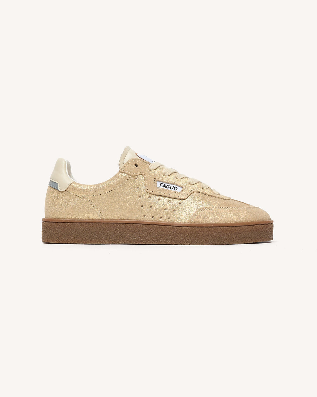 Schuhe Lumbo Leder Gold von Faguo