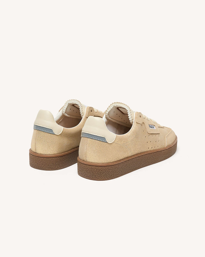 Schuhe Lumbo Leder Gold von Faguo 4