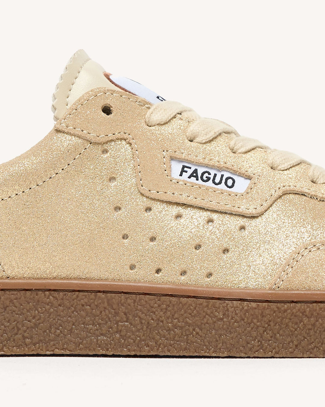 Schuhe Lumbo Leder Gold von Faguo 7