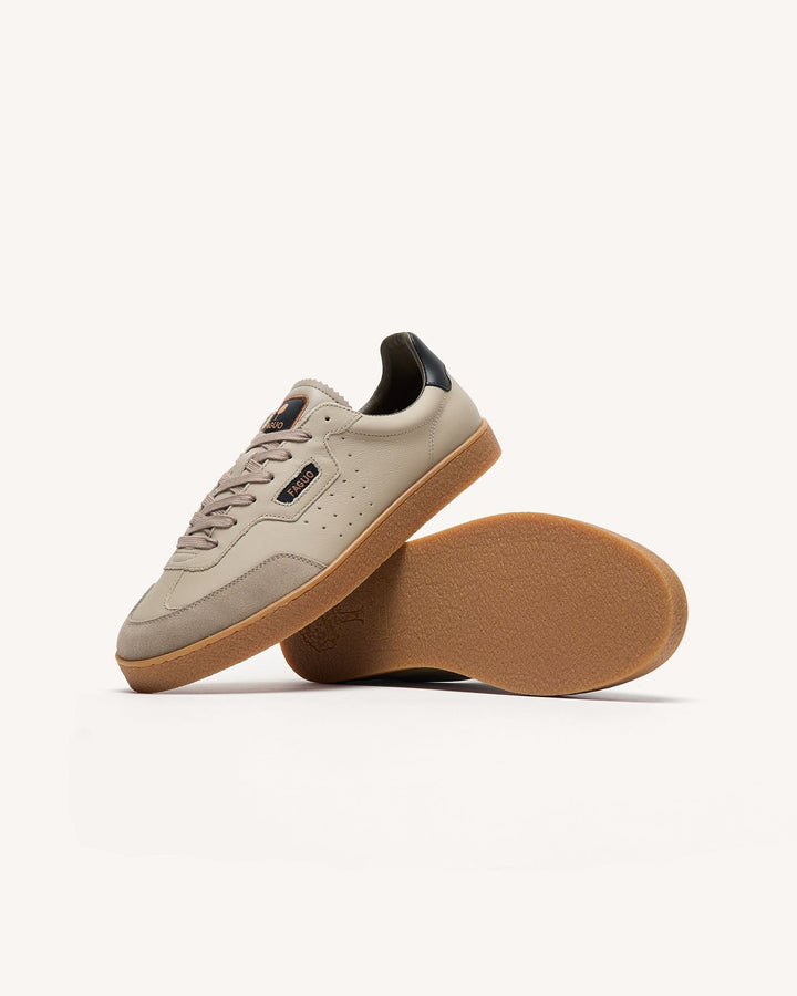 Schuhe Lumbo Leather-Sue Beige von Faguo 6