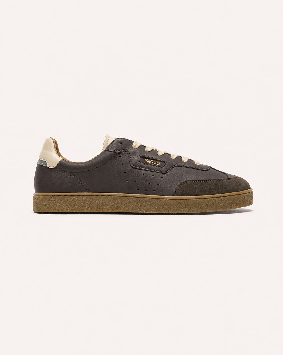 Schuhe Lumbo Leather-Sue Brown von Faguo