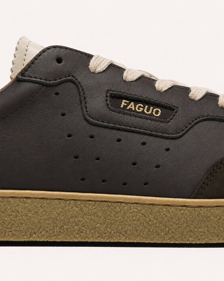 Schuhe Lumbo Leather-Sue Brown von Faguo 6