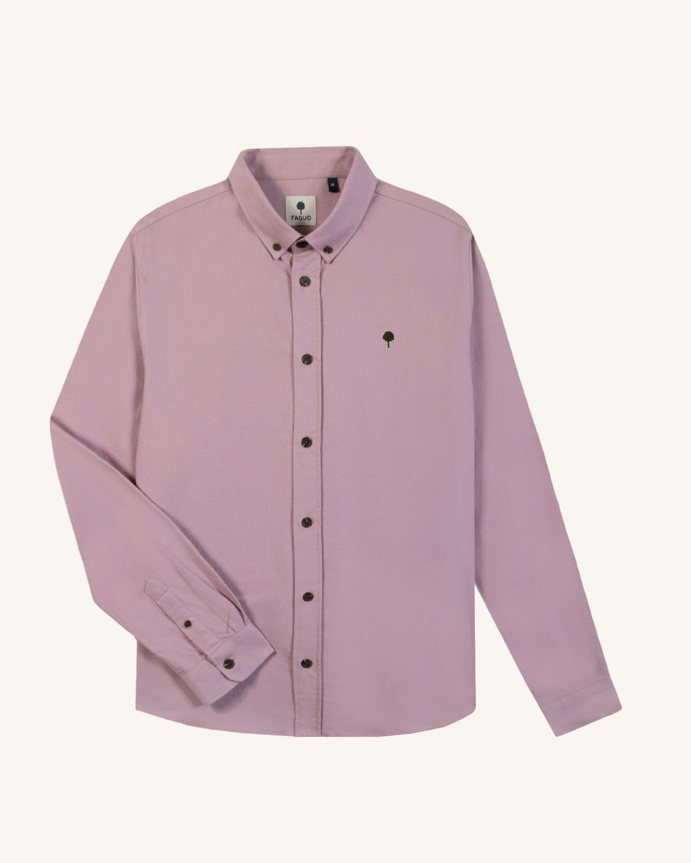 Hemd Ivoy Oxford Lila von Faguo