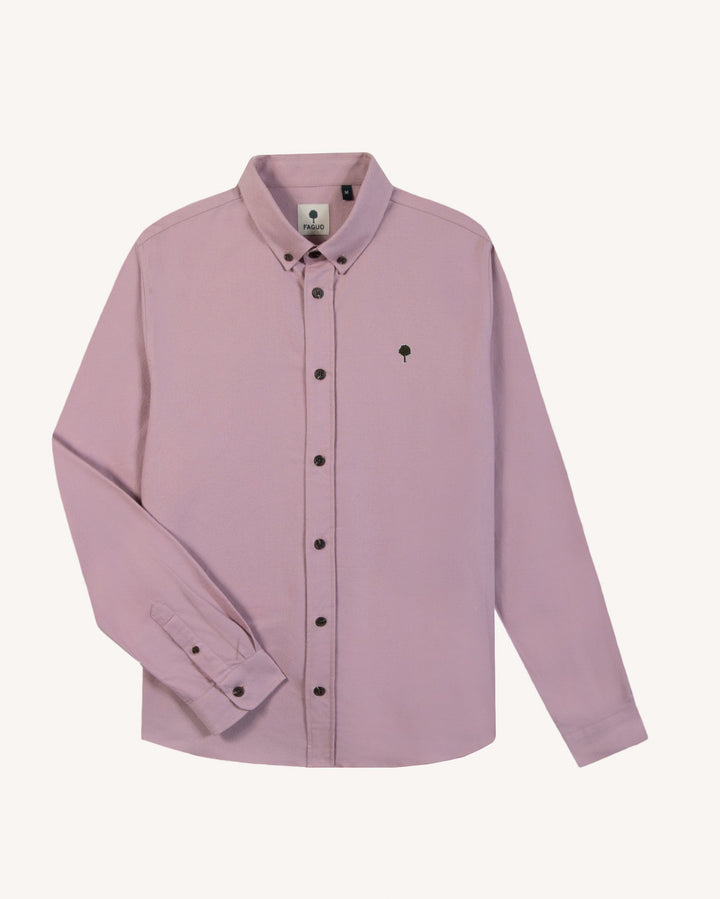 Hemd Ivoy Oxford Lila von Faguo