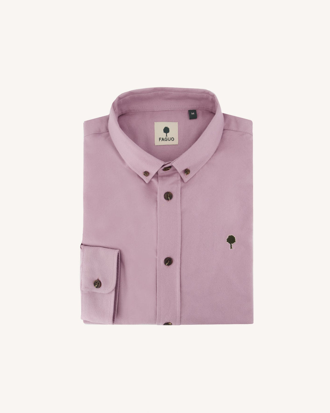Hemd Ivoy Oxford Lila von Faguo 2