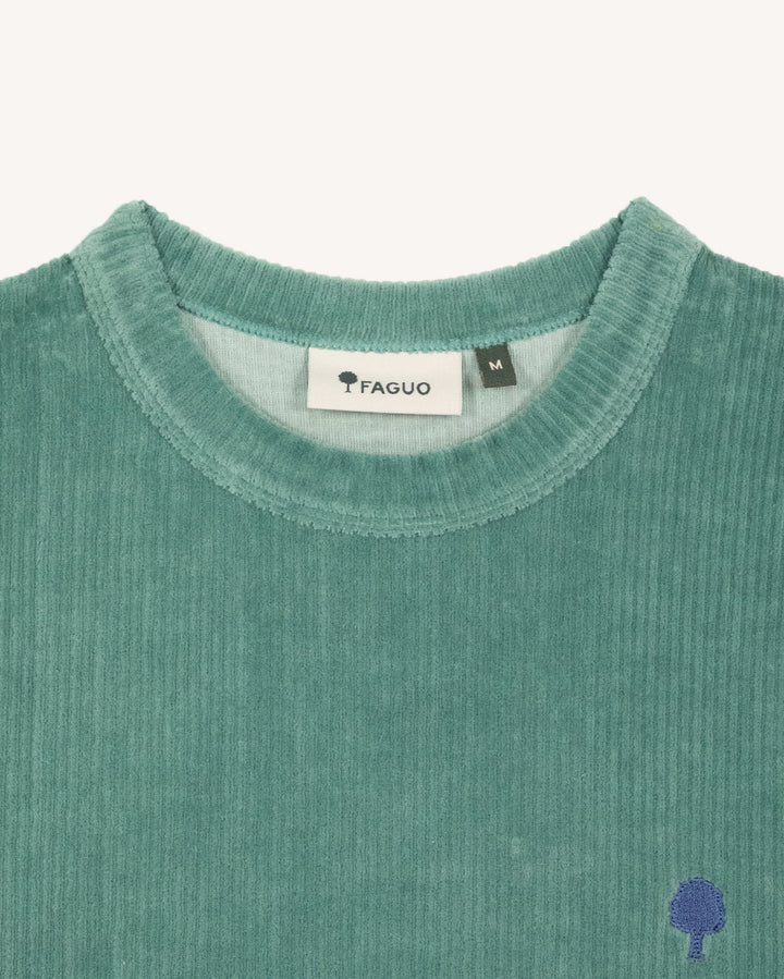 T-Shirt Lugny Samt Grün von Faguo 3