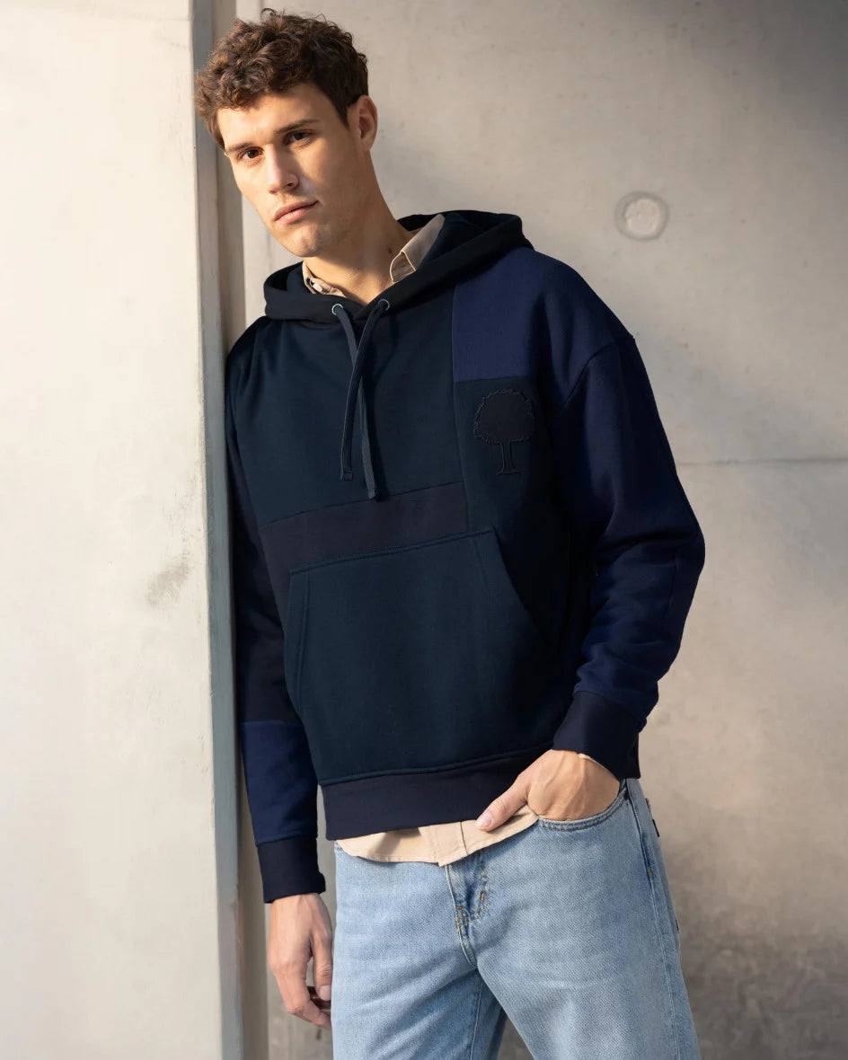 Hoodie Dirac Up Knit Navy – Faguo – Zweiblatt 3
