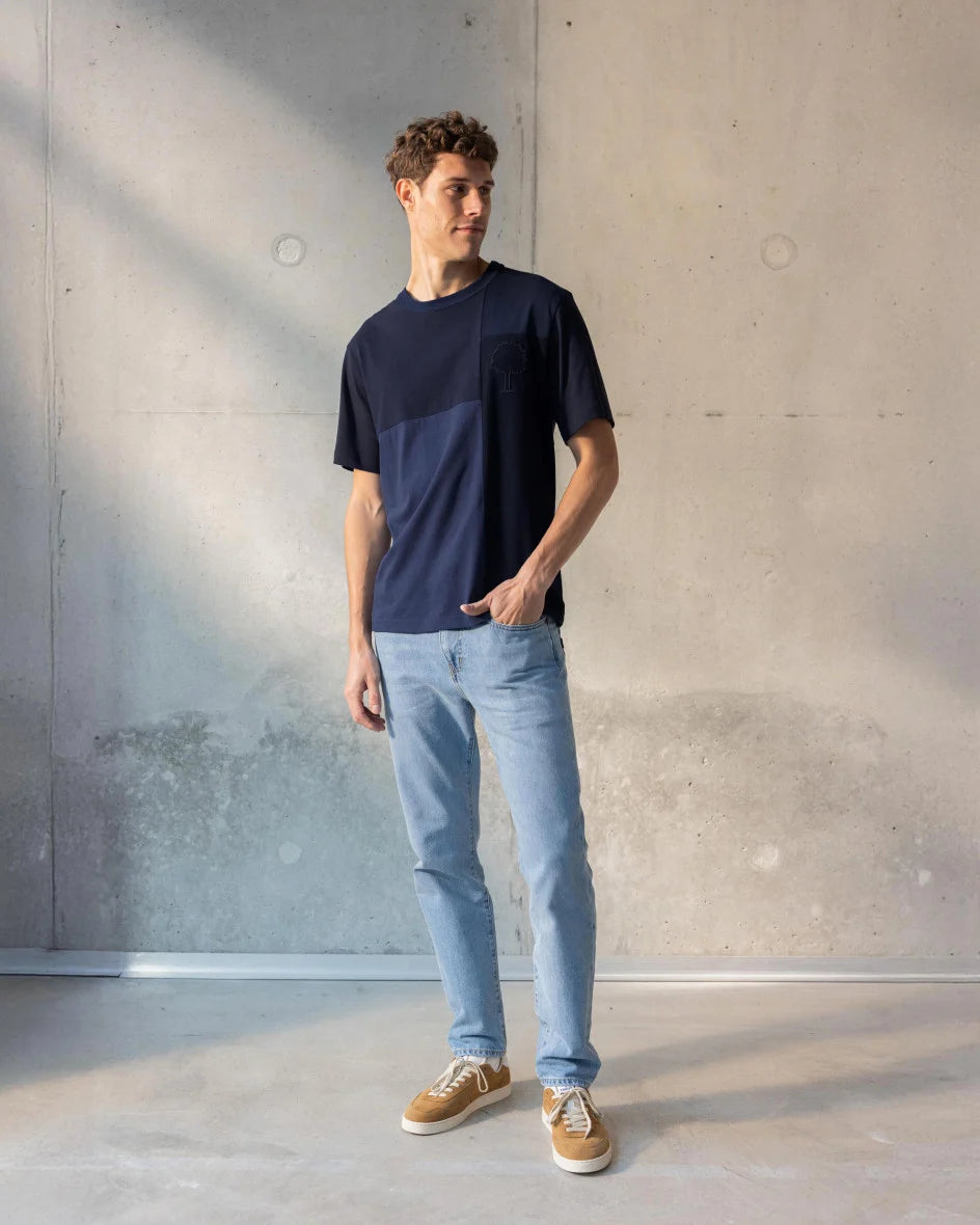 T-Shirt Lugny Up Knit Navy – Faguo – Zweiblatt 2