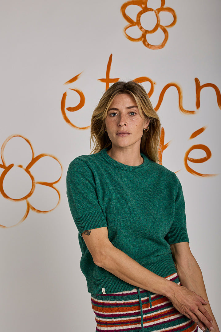 Pullover Top Pull Mo Vert Forét von Graine