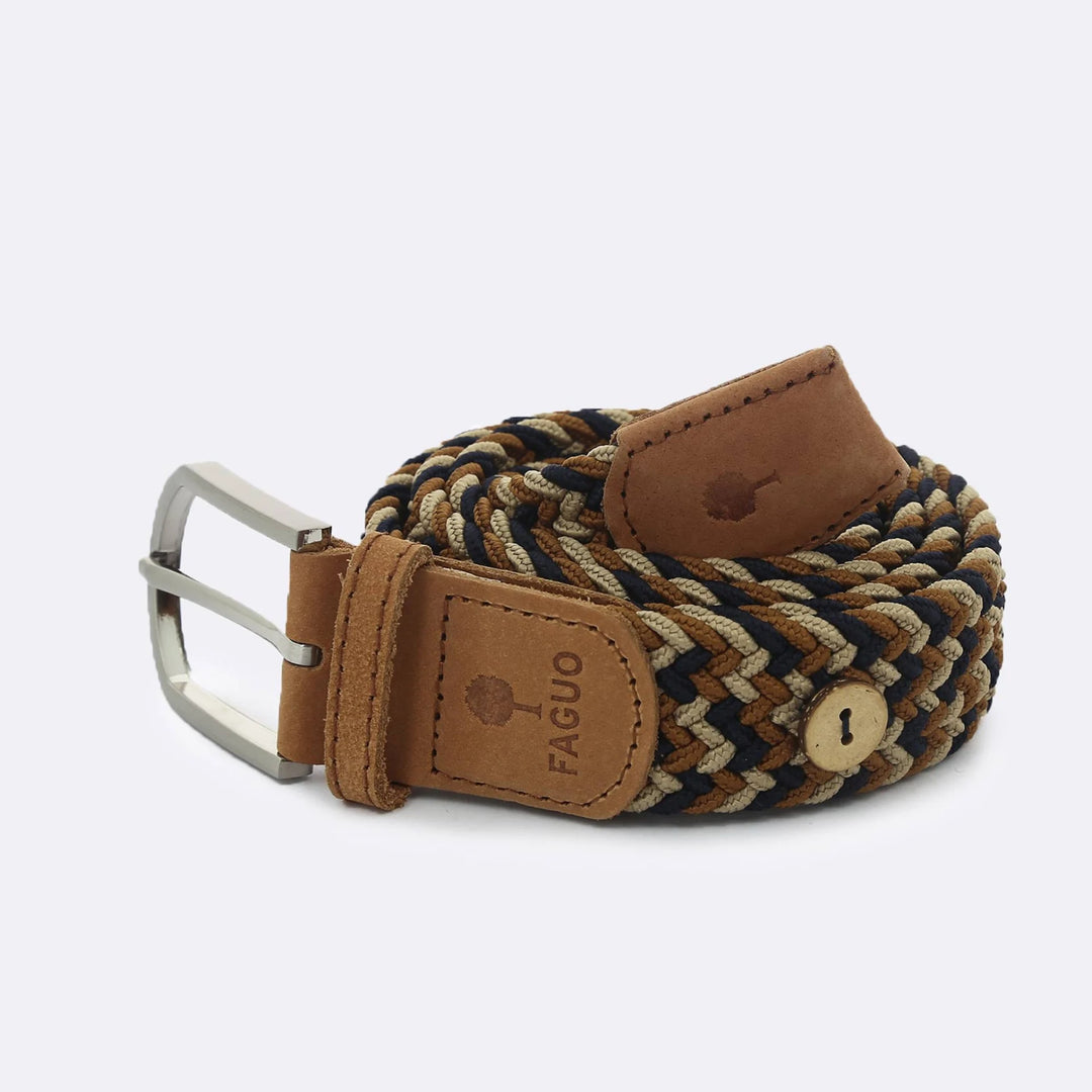 Gürtel Navy & Sand von Faguo