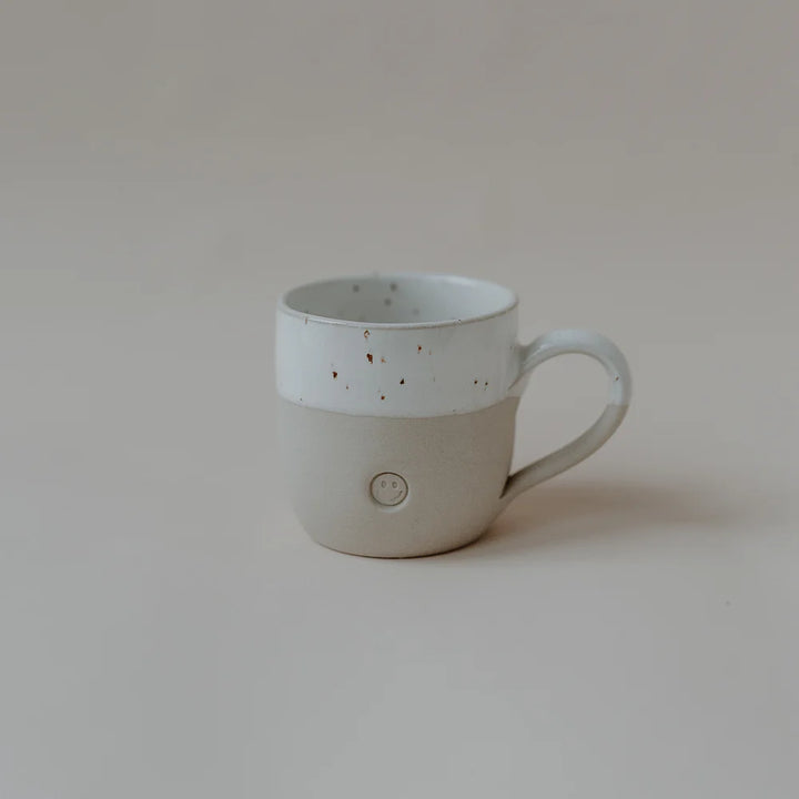 Handgefertigte Espressotasse Smiley von Eulenschnitt
